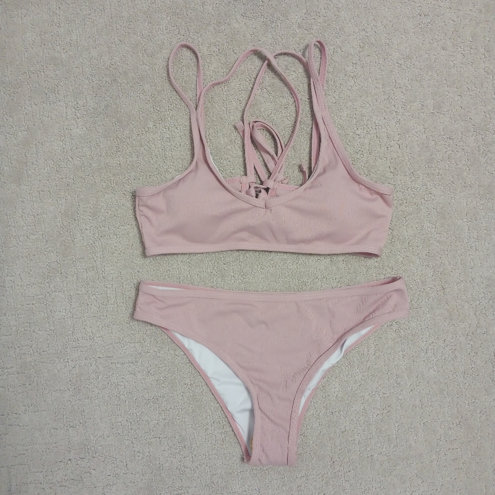 Women's Bikini Swimsuit, Dusty Rose, size M